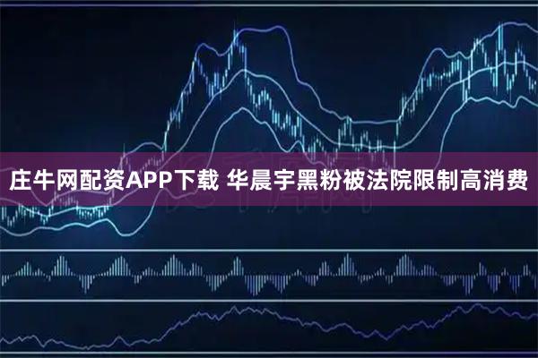 庄牛网配资APP下载 华晨宇黑粉被法院限制高消费